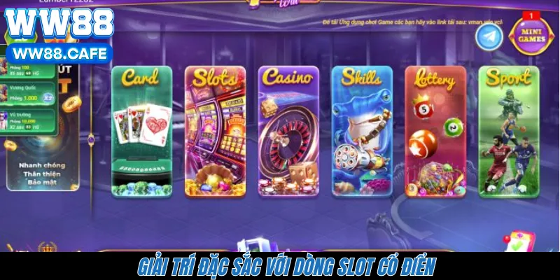 Giải trí đặc sắc với dòng slot cổ điển 